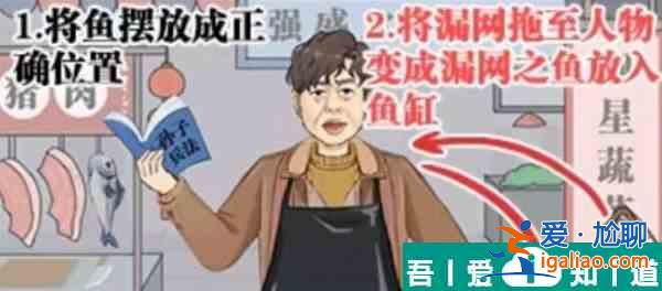 這不是漢字幫助高啟墻打理好販魚攤通關攻略 具體一覽？