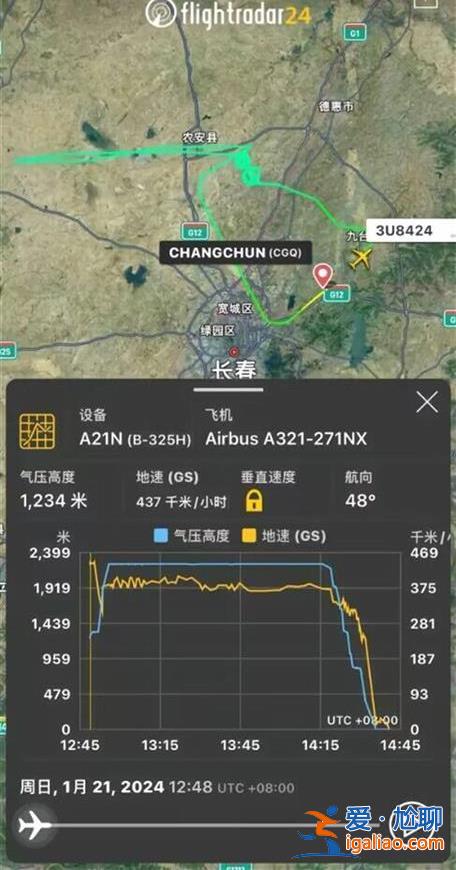 長(zhǎng)春至成都一航班發(fā)動(dòng)機(jī)空中噴火 盤旋近2小時(shí)后安全返航？
