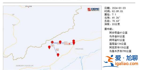 新疆烏什縣7.1級地震，現(xiàn)場情況怎么樣了[7.1級地震]？
