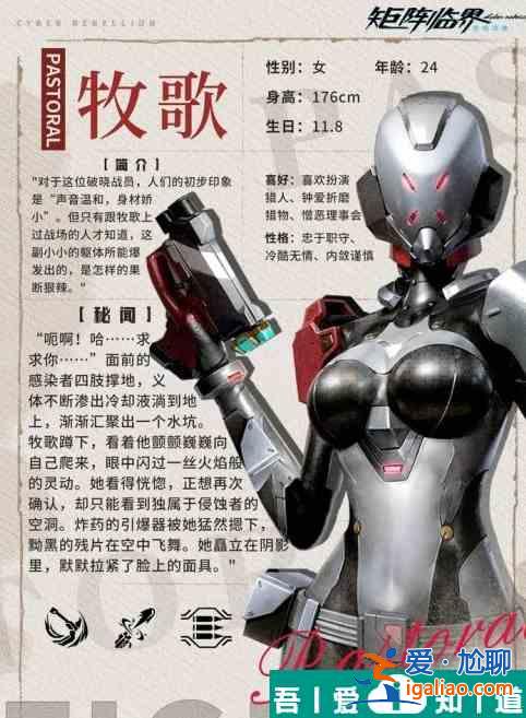矩陣臨界失控邊緣牧歌是誰 角色信息一覽？