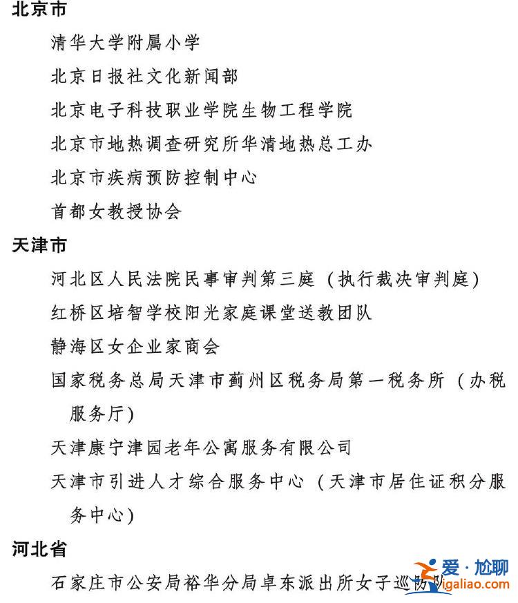 2023年度全國三八紅旗手標兵、全國三八紅旗手、全國三八紅旗集體全名單公布？