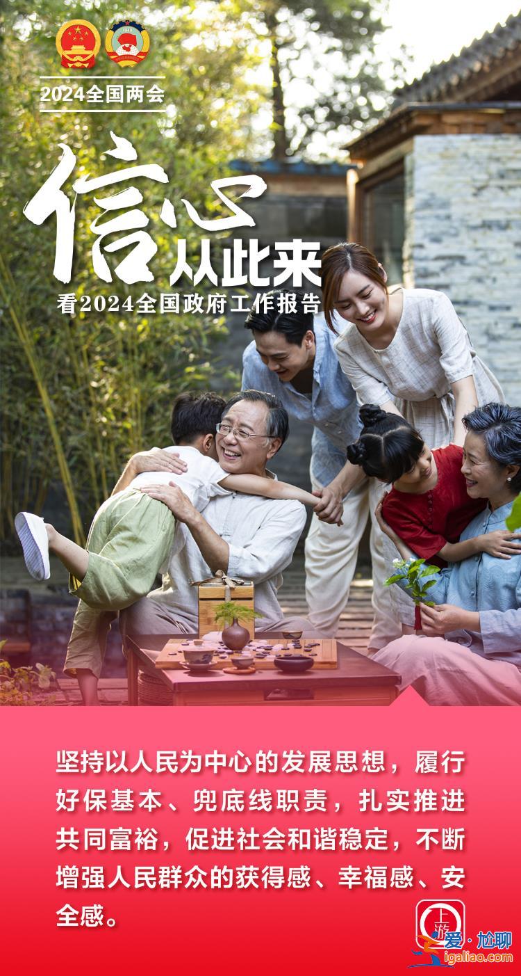 兩會海報丨信心從此來！看2024全國政府工作報告？