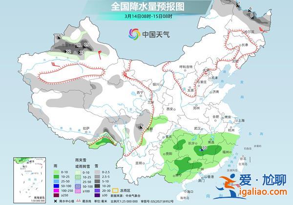 北方未來(lái)三天溫暖升級(jí) 南方雨水再度發(fā)展增多？