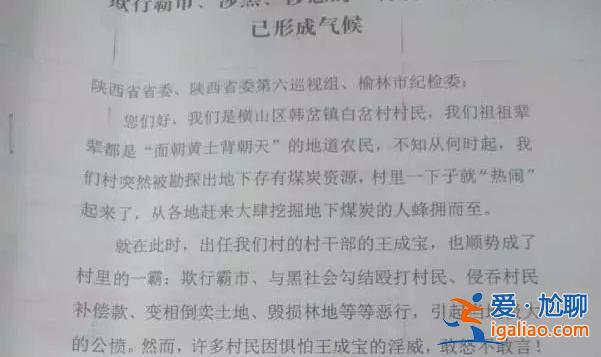 陜西榆林警方征集一涉黑組織犯罪線索 主要嫌疑人曾為煤礦老板？