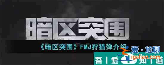 暗區(qū)突圍FMJ子彈怎么樣 區(qū)突圍FMJ狩獵彈介紹？