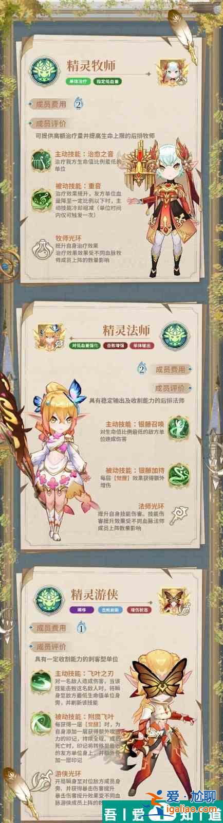 不朽家族精靈血脈資料分享 具體一覽？