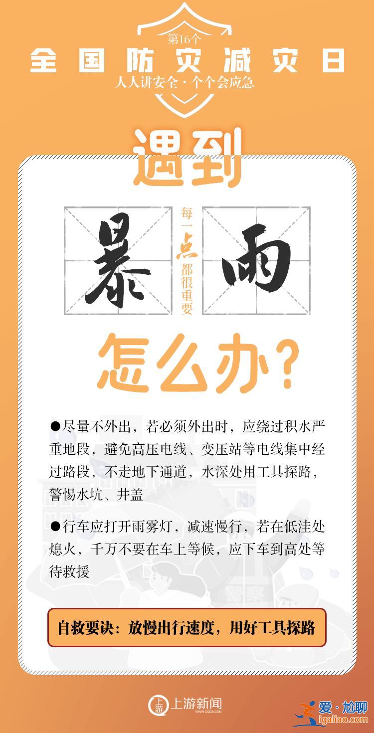5·12全國防災(zāi)減災(zāi)日｜避險技能“多一點” 安全感“多億點”？