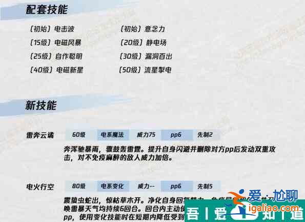 洛克王國(guó)雷電斐爾怎么樣 洛克王國(guó)雷電斐爾技能介紹？
