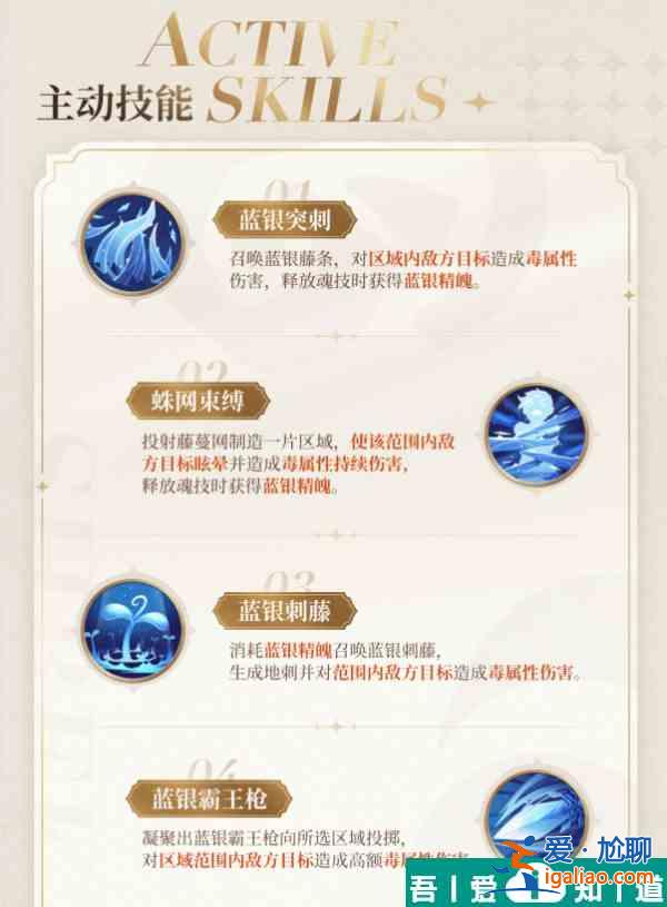 斗羅大陸史萊克學(xué)院藍(lán)銀草職業(yè)技能圖解 具體一覽？