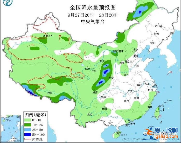 從內(nèi)蒙古東北部到四川盆地 大范圍降雨明日集中上線？