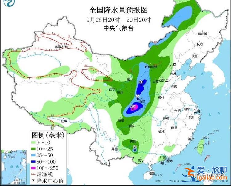 從內(nèi)蒙古東北部到四川盆地 大范圍降雨明日集中上線？
