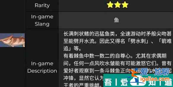 原神斗棘魚分布在哪 具體一覽？