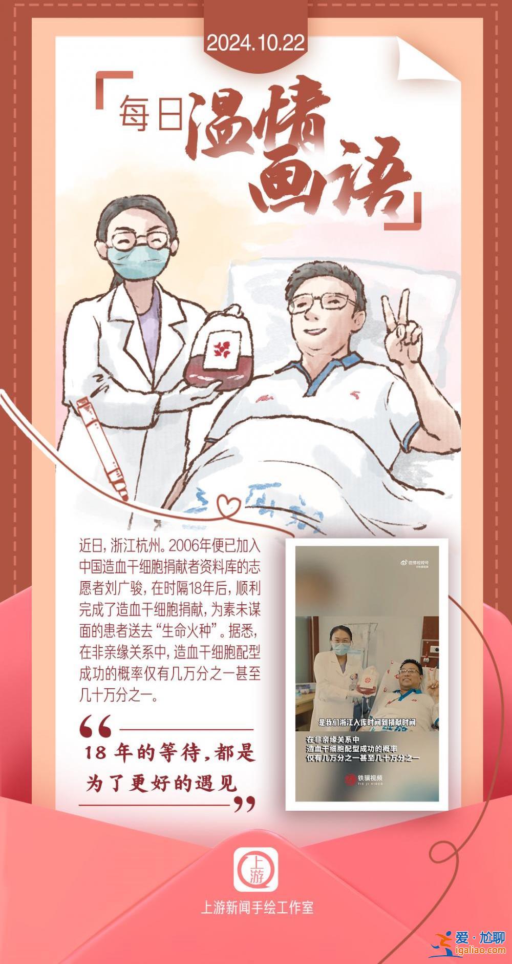 每日溫情畫語丨“18年的等待 都是為了更好的遇見”（2024.10.22）？