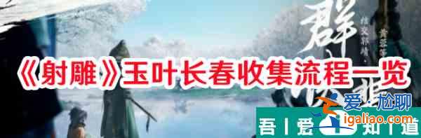 射雕玉葉長春怎么收集 射雕玉葉長春收集流程一覽？