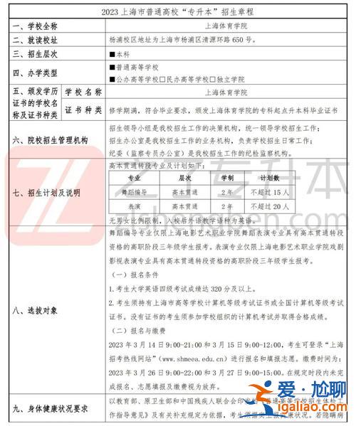 上海應(yīng)用技術(shù)大學(xué)專升本招生簡章 上海各大學(xué)那些有專升本？