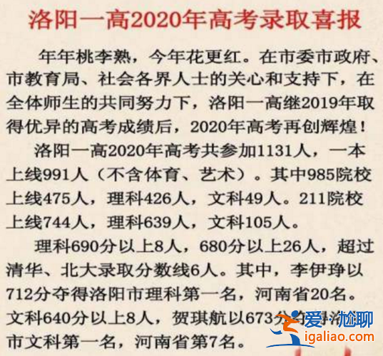 洛陽開元中學高考升學率 洛陽開元中學啥時候開建？