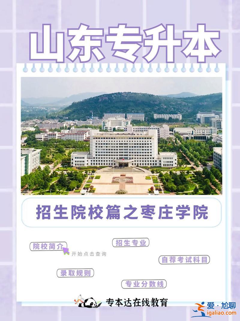 山東棗莊退役士兵提升學(xué)歷？親們，山東的棗莊學(xué)院，這所大學(xué)怎么樣謝謝？