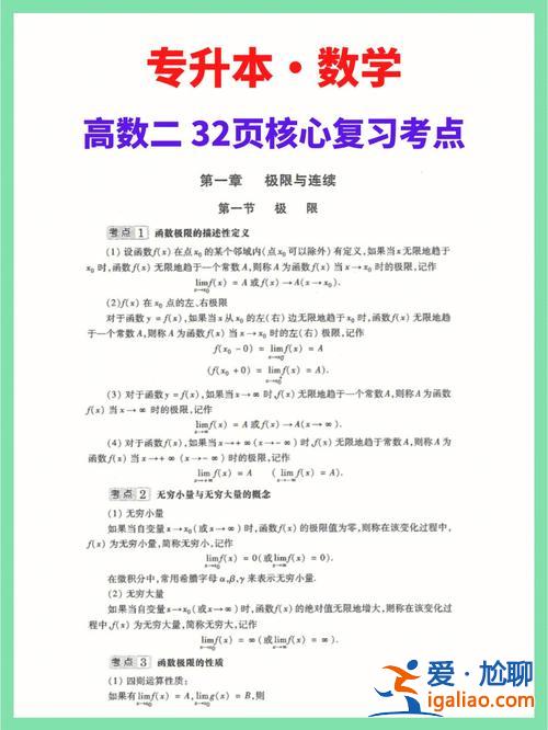 專升本高等數(shù)學二視頻教程，專升本高等數(shù)學怎么學？