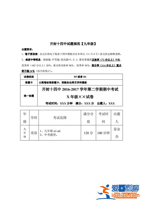 開封十四中升學(xué)考題數(shù)學(xué) 開封市十四中搖上的幾率有多大？