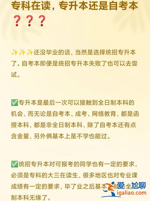專升本能升211.985嗎(到底是該專升本還是自考本科呢)？